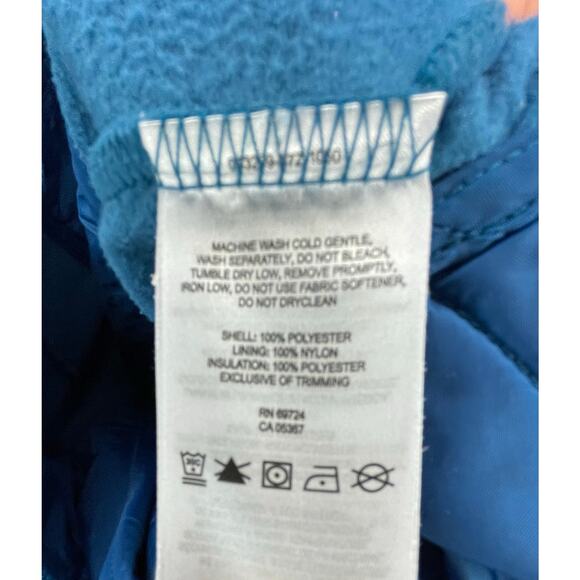 Columbia Women’s Sz Small Teal Blue Quilted Fleece Vest Outdoor Gorpcore Hiking - Picture 9 of 9